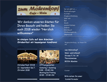 Tablet Screenshot of cafe-mohrenkopf.eu